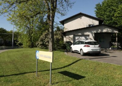 Beschilderung und Zufahrt